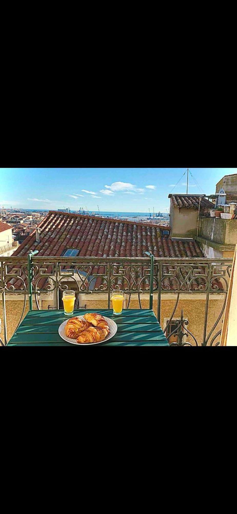 La Grande Bleue Deux Chambres Vue Mer Sète Eksteriør billede