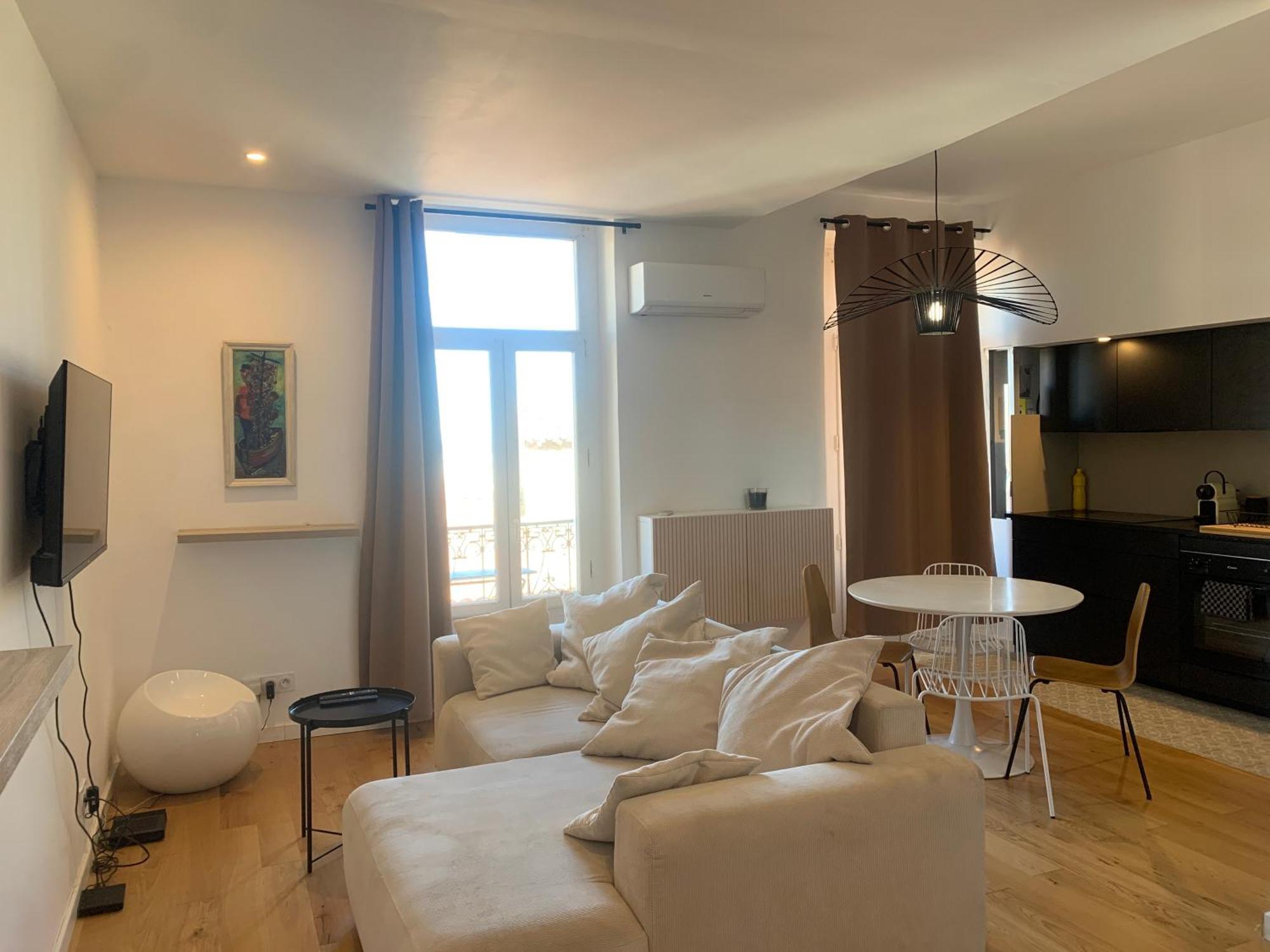 La Grande Bleue Deux Chambres Vue Mer Sète Eksteriør billede